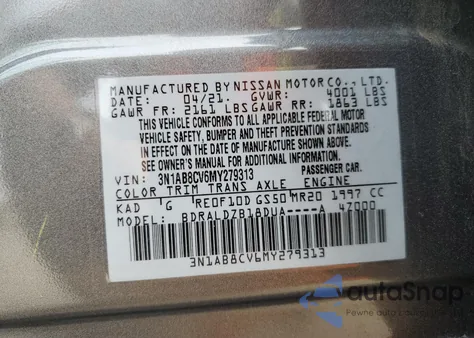 3N1AB8CV6MY279313